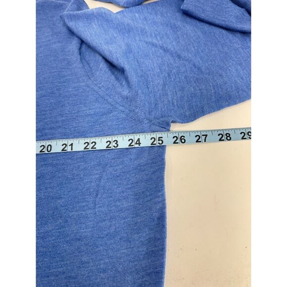 NWT Peter Millar Excursionist Flex Quarter Zip Wool Sweater VESSL Blue XXL $350 - Picture 7 of 9